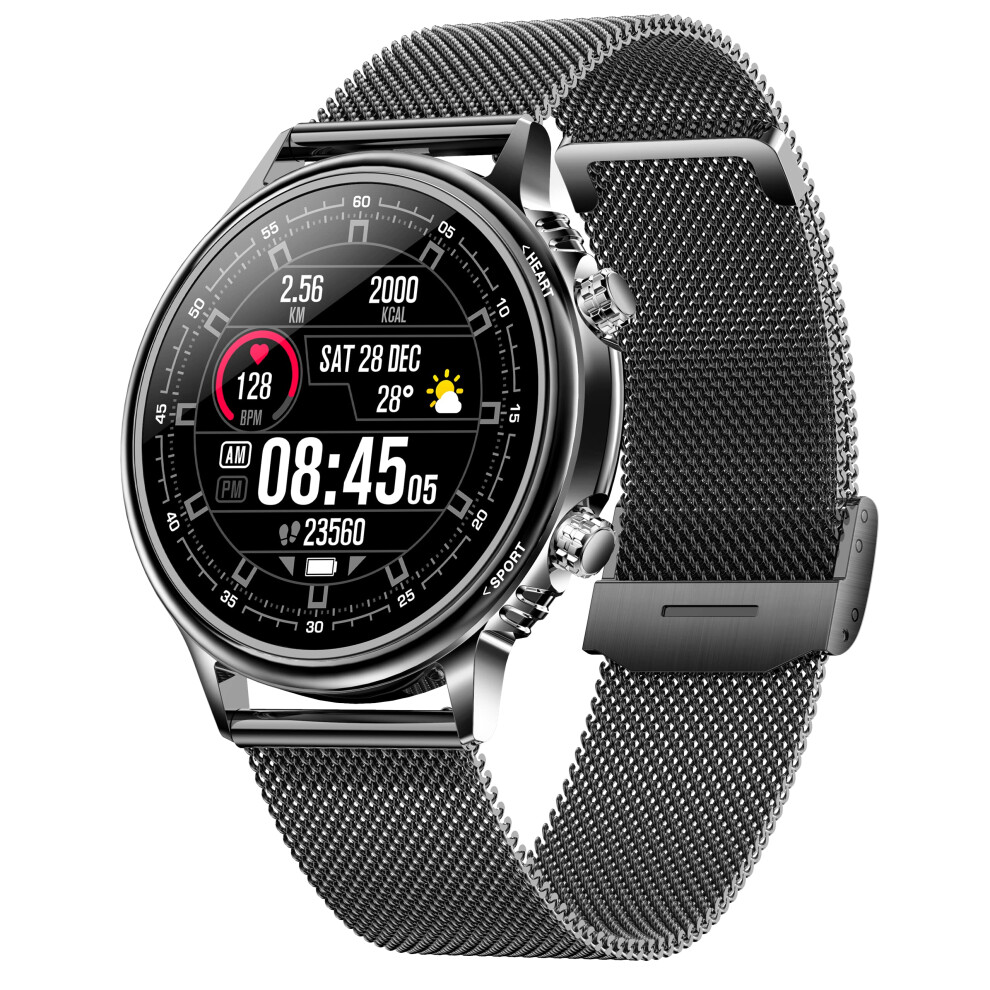 Smartwatch For Men Cf81 With Heart Rate And Blood Oxygen Monitor, 1.32In Hd Touch Fitness Tracker 9455672040433