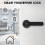 Smart Door Lock with Handle, Biometric Fingerprint Keyless Entry, App Control, Auto Lock, Black 3