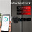 Smart Door Lock with Handle, Biometric Fingerprint Keyless Entry, App Control, Auto Lock, Black 5