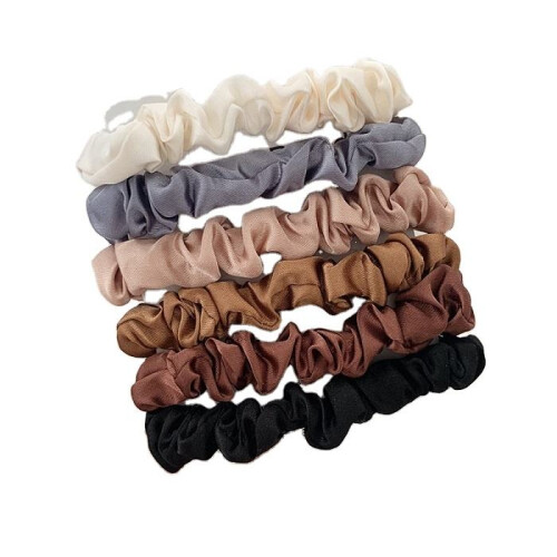 Haargummis 6er-Pack MultiColor