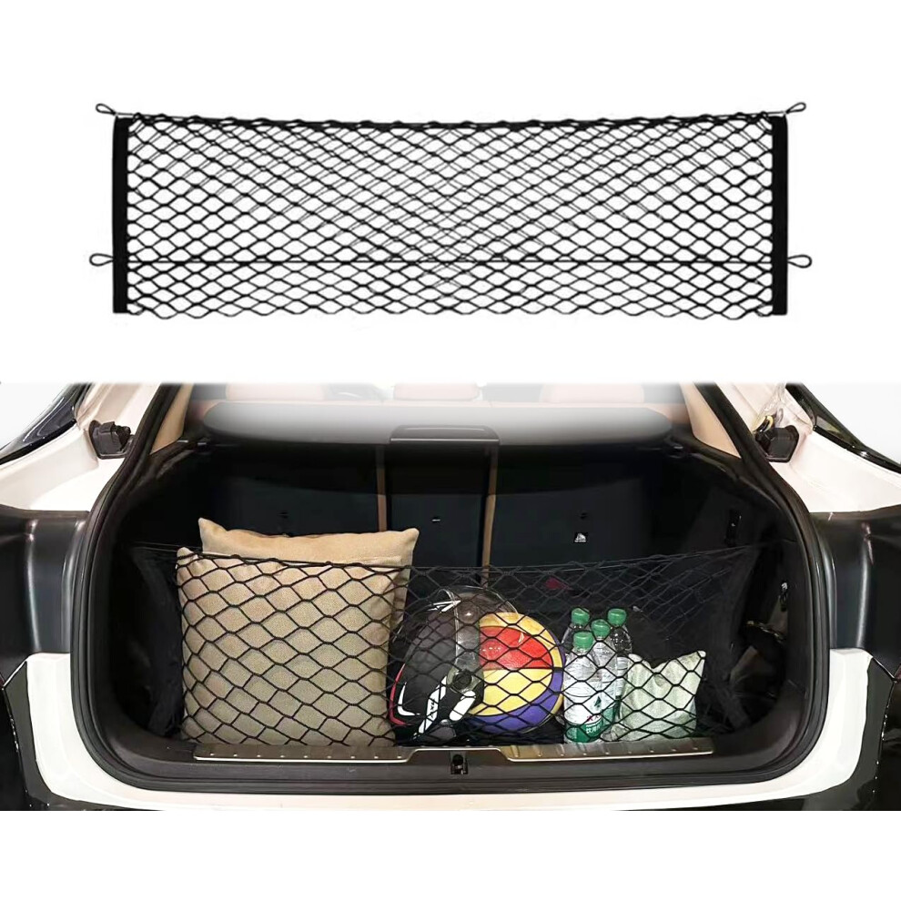 Suv Cargo Net For Cadillac Escalade 2015Â2024, Elastic DoubleâLayer Trunk Organizer, Quick Install 9330225941798