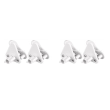 4 Piezas de Pestillos de Puerta de Repuesto para Pontones Marinos, para Marcos Cuadrados de 1-1,25 Pulgadas, para Puerta con Bisagra Izquierda o