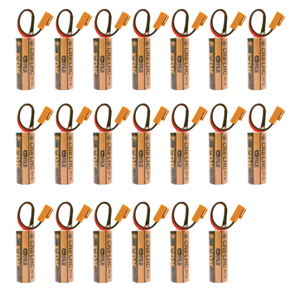 20Pack Cr8.lhc 3V Lithium Battery 2600Mah For Fuji Fdk Cr8lhc, Longlasting Stable Power Backup 9092120158441