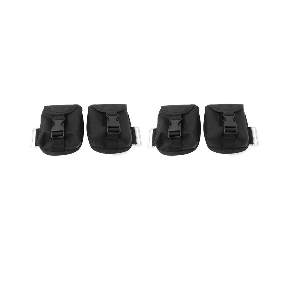 4X Scuba Diving Counter Weight Pocket Pouch With Quick Release Buckles Weight Pouch For Diving 4712791034329