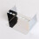 Chrome Square Battery Box Cover for  Dyna Low Glide FXS Super Glide FXR FX 5