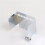 Chrome Square Battery Box Cover for  Dyna Low Glide FXS Super Glide FXR FX 10