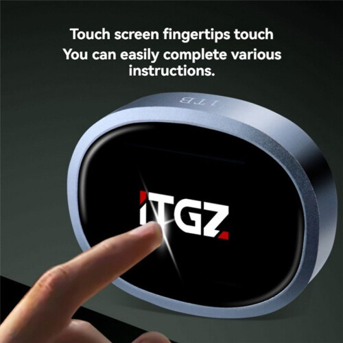 ITGZ 1TB External SSD 10Gbps Portable Solid State Drive Type-C PSSD Password Protection Hard Drive with Visual Touch Screen 2