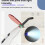 LED Dental Curing Lamp 1 Second Light Cure with 3 Working Modes Full Power Adjustable Work  Teeth Whitening US Plug 2