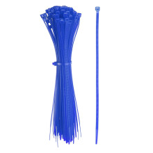 10 Inch Nylon Zip Ties Dark Blue 100 Pack, Heavy Duty SelfLocking Cable Ties for Outdoor Use