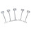 400pcs 1.5mm Floor Wall Replace Steel Needle Nails for Tile Leveling System Ceramic Leveler Construction Tools 2