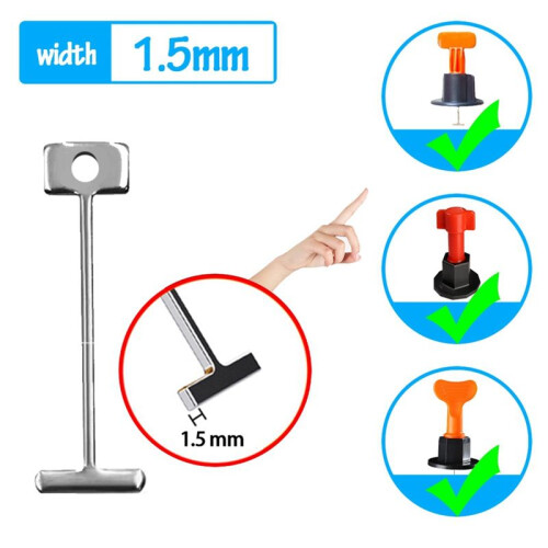 400pcs 1.5mm Floor Wall Replace Steel Needle Nails for Tile Leveling System Ceramic Leveler Construction Tools 2