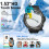 Smart Watch with Bluetooth Calling, 1.53' AMOLED Display Fitness Tracker, Waterproof for Android iOS 5
