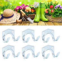 25PCS Steel Storage Hooks for Garage Garden Tools Organization
