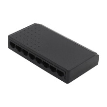 PoE-, 8-Port-Ethernet-Netzwerk-, 6+2 PoE-Injektoradapter für CCTV-IP-Kameras, Hochgeschwindigkeitsdatenübertragung
