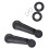 8 Pcs Gray Plastic Universal Car Window Winder Cranks Handle Lever 5