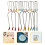 24Pcs Hot Curler Clips Replacement Hot Roller Clips Rollers Securing Pin for Home Salon 1