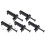 Bricklaying Wire Drawer Brick Leveling  Runner Puller for Construction Building Fixer Measuring Tools Black 5PCS 7