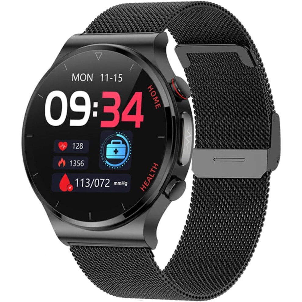 Bluetooth Calling Smartwatch With Heart Rate Bp Monitor, Gps, Sleep Tracking, Ip67 Waterproof Fitness Tracker 9455672041690