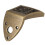 3X Bronze Metal Triangle Mandolin Tailpiece Parts for 8 String Arched Top Mandoline Replacement 2