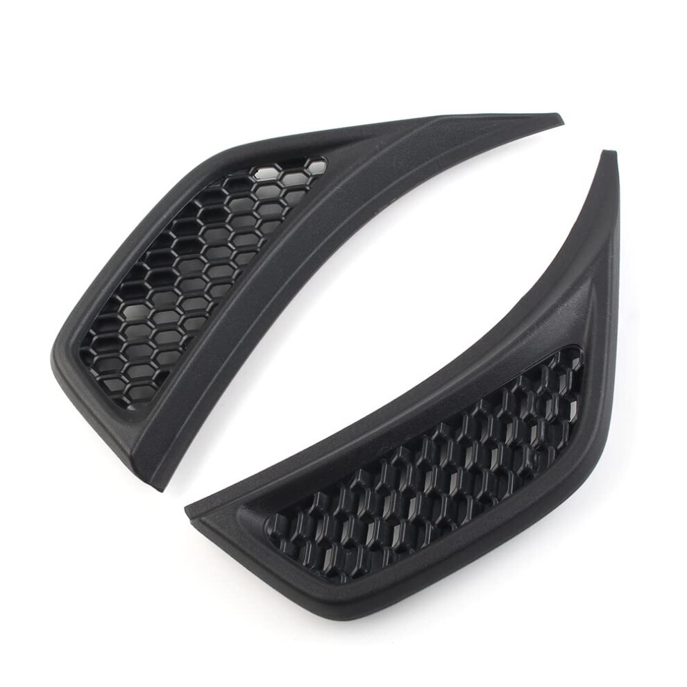 Air Vent Cover For Jeep Wrangler Jl 20182022 And Side Vent Trim For Gladiator 20202022, Abs Direct Fit Replacement Black 9330225942214