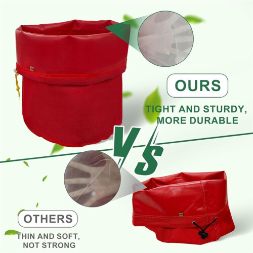 5 Pack 5-Gallon Filter Bag, Storage Bags with Filter Screen Reusable Brew Bag with Adjustable Drawstring Fine Mesh Bag 1