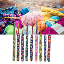 9PCS Colorful Aluminum Crochet Hooks Set – Ergonomic, Perfect for Beginners
