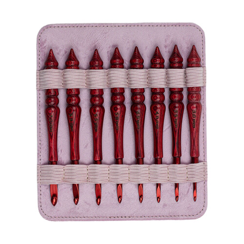 Ergonomic Grip Crochet Hook 3.0-7.0mm Wood Handle Crochet Hook