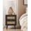 Beliani 2 Drawer Bedside Table OPOCO Black 2