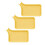 Plastic Compartment Tray Container Designed For Storing-Yellow 1