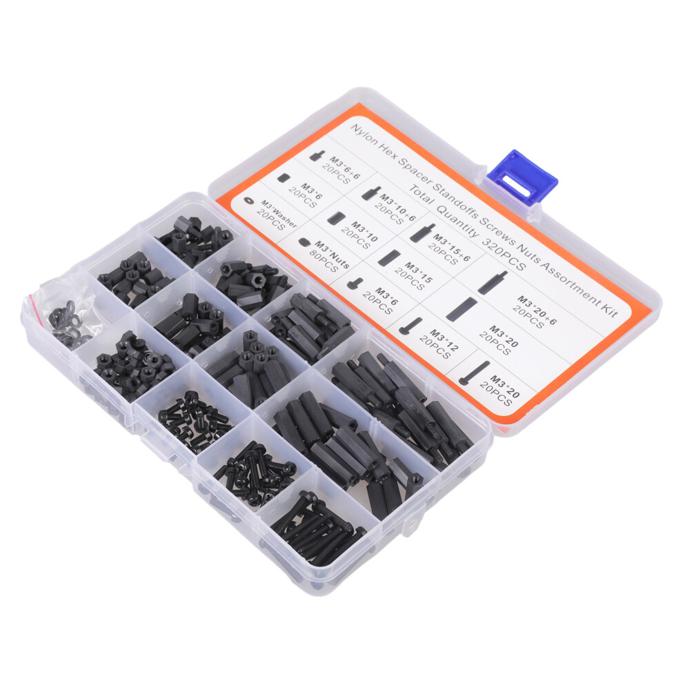 320Pcs Motherboard & Pcb Mounting Standoffs And Screws-3 7696001620557