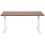 Beliani Electric Adjustable Standing Desk DESTINES 160 cm 72 cm Brown/ White 2