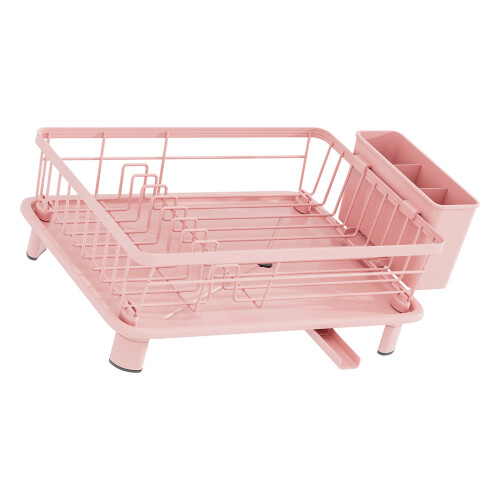 Modern Black Kitchen Tool Holder Featuring Ventilation-Pink