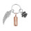 Collier d'urne de crémation en acier inoxydable,-or rose 1