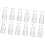 Small Clear Bud Vases Set Retro Plastic Bud Flower Vases Mini 1