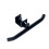 Convenient Iron Hook Installs On Desk Side Without Nails-Black 1