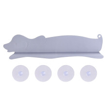 Universal Kitchen Sink Splash Guard Prevents Water-gray puppy
