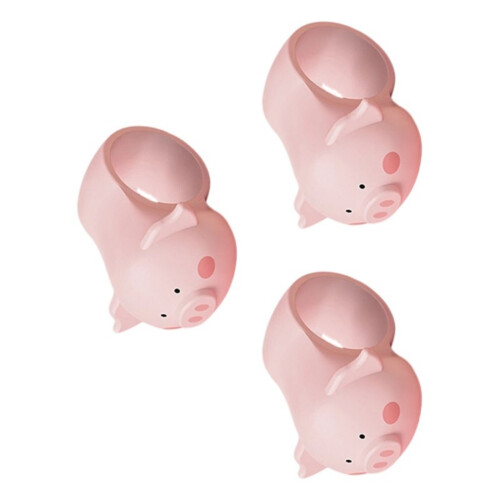 3PCS/Pack Animal Shaped Door Handle Covers Impact-Pink