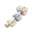Set of 3 Funny Kitten Design Elastic Silicone Handle Guards For 1