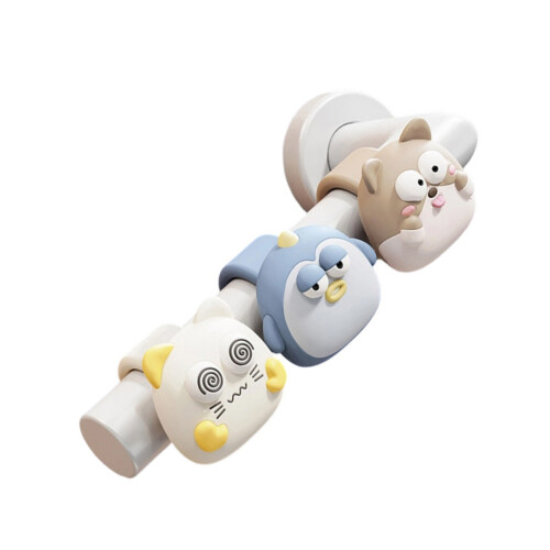 Set of 3 Funny Kitten Design Elastic Silicone Handle Guards For