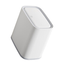 Large Capacity Trash Bin With Suction Base And-8L white gray