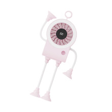 Desk Fan with 5 Speed Strong Air Rechargeable Creative Fan-Pink