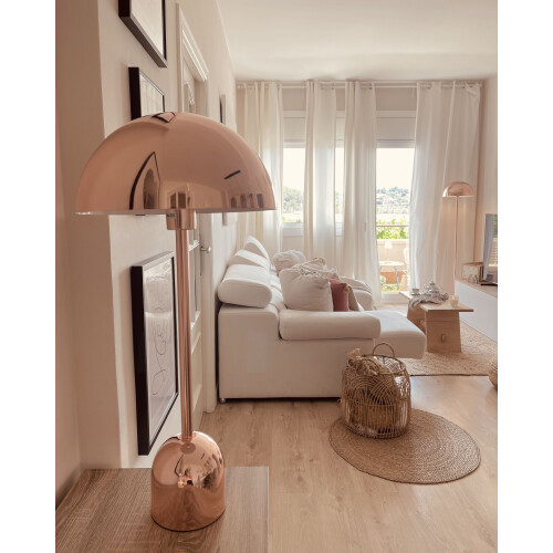 Beliani Table Lamp MACASIA Metal Copper 1