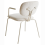 Beliani Set of 2 Dining Chairs CARILLE Chenille Light Beige 5