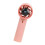 10 Speed Rechargeable Handheld Fan with Digital Display-Pink 1