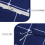 (Double, Blue) Premium Microfiber Duvet Cover Set 8