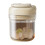 Press And Sturdy Cup For Beverages During Beach Trip And-Beige 1