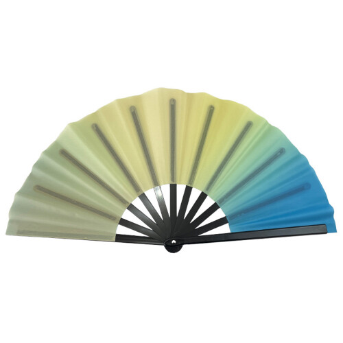 10 Inch Double Side Plastic Frame Martial-blue green gradient