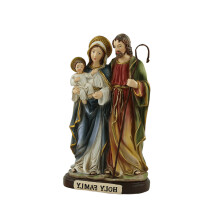 Miniature Nativity Statue Resin Holy Family Sculpture Ornament