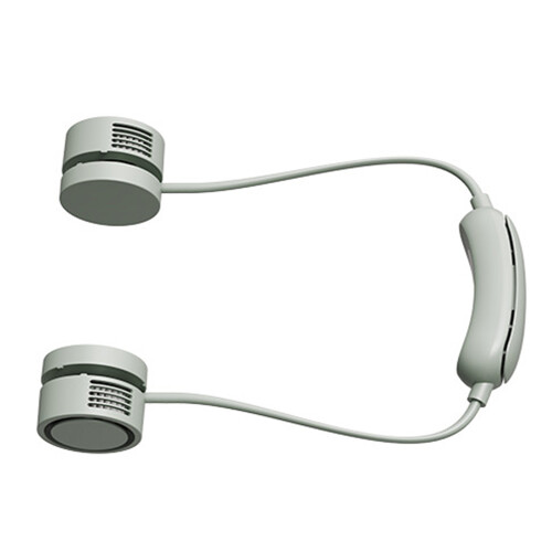 Portable Wearable Air migrant With Semiconductor-ice green