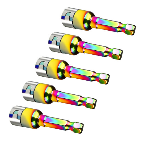 CRVs Chromiums Vanadiums Steels Sockets 8mm Hex Shanks For-5